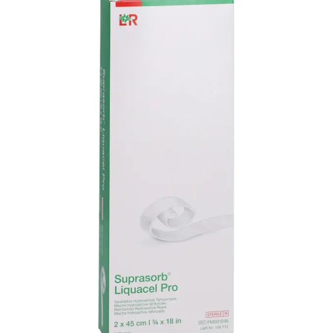 SUPRASORB Liquacel Pro 2x45 cm Tamponaden 5 St