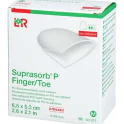 SUPRASORB P Finger/Toe PU-Schaumverb.steril Gr.M 10 St