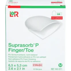 SUPRASORB P Finger/Toe PU-Schaumverb.steril Gr.M 10 St