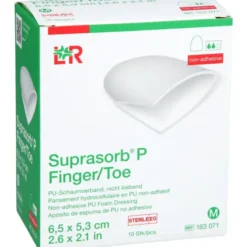 SUPRASORB P Finger/Toe PU-Schaumverb.steril Gr.M 10 St