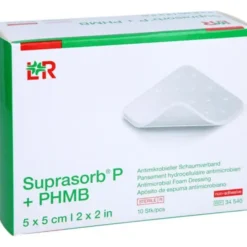 SUPRASORB P+PHMB Schaumverband 5x5 cm 10 St