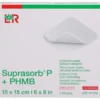 SUPRASORB P+PHMB Schaumverband 15x15 cm 5 St