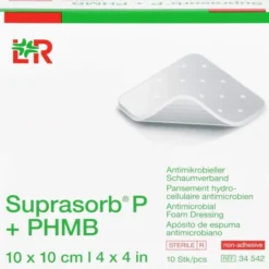 SUPRASORB P+PHMB Schaumverband 10x10 cm 10 St