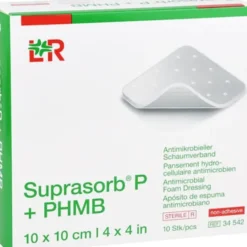 SUPRASORB P+PHMB Schaumverband 10x10 cm 10 St
