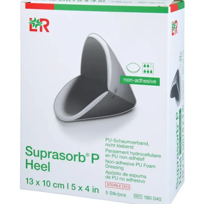 SUPRASORB P PU-Schaumv.Heel 10x13 cm 5 St