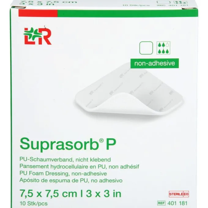 SUPRASORB P PU-Schaumv.nicht klebend 7,5x7,5cm ste 10 St