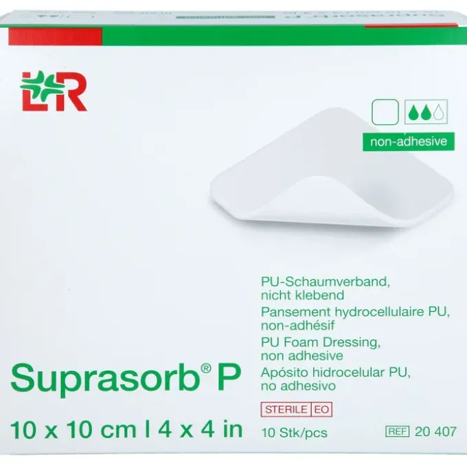 SUPRASORB P PU-Schaumv.nicht klebend 10x10 cm 10 St