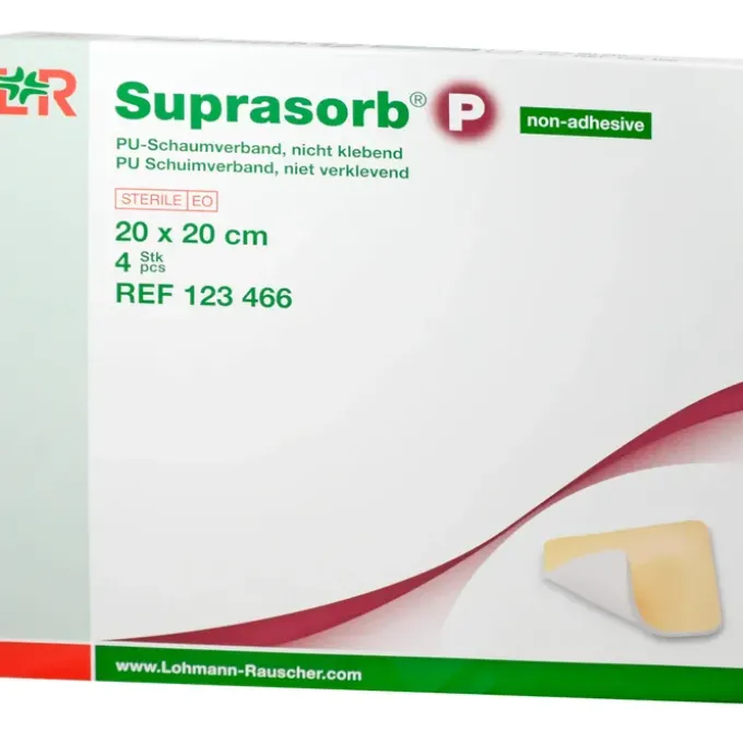 SUPRASORB P PU-Schaumv.nicht klebend 20x20 cm 4 St
