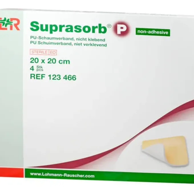 SUPRASORB P PU-Schaumv.nicht klebend 20x20 cm 4 St
