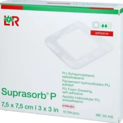 SUPRASORB P PU-Schaumv.selbstklebend 7,5x7,5 cm 10 St