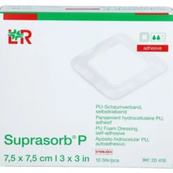 SUPRASORB P PU-Schaumv.selbstklebend 7,5x7,5 cm 10 St
