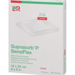 SUPRASORB P SensiFlex border 15x20cm 10 St