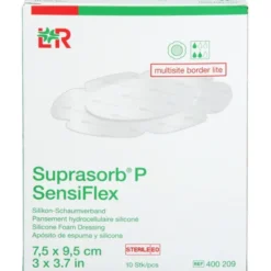 SUPRASORB P SensiFlex multis.border lite 7,5x9,5cm 10 St