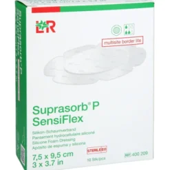 SUPRASORB P SensiFlex multis.border lite 7,5x9,5cm 10 St