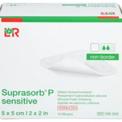 SUPRASORB P sensitive PU-Schaumv.non-bor.5x5cm 10 St