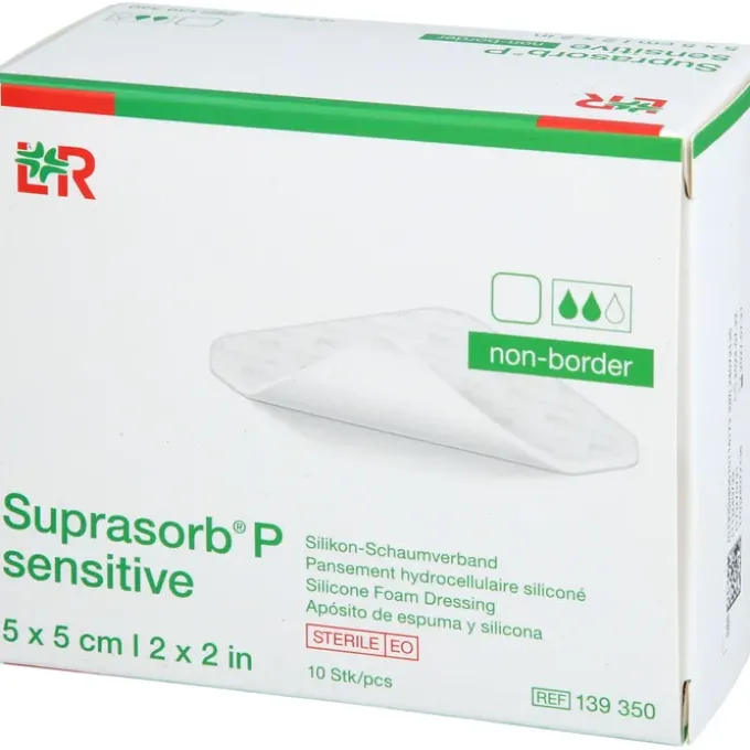 SUPRASORB P sensitive PU-Schaumv.non-bor.5x5cm 10 St