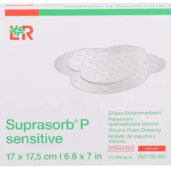 SUPRASORB P sensitive PU-Schaumv.sacr.bor.17x17,5 10 St
