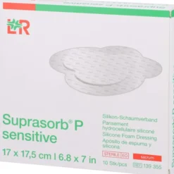 SUPRASORB P sensitive PU-Schaumv.sacr.bor.17x17,5 10 St