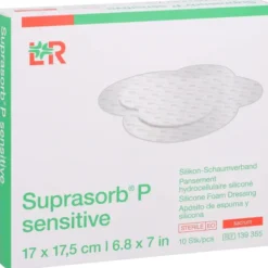 SUPRASORB P sensitive PU-Schaumv.sacr.bor.17x17,5 10 St