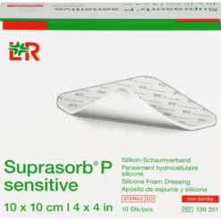 SUPRASORB P sensitive PU-Schaumv.non-bor.10x10cm 10 St