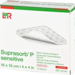 SUPRASORB P sensitive PU-Schaumv.non-bor.10x10cm 10 St