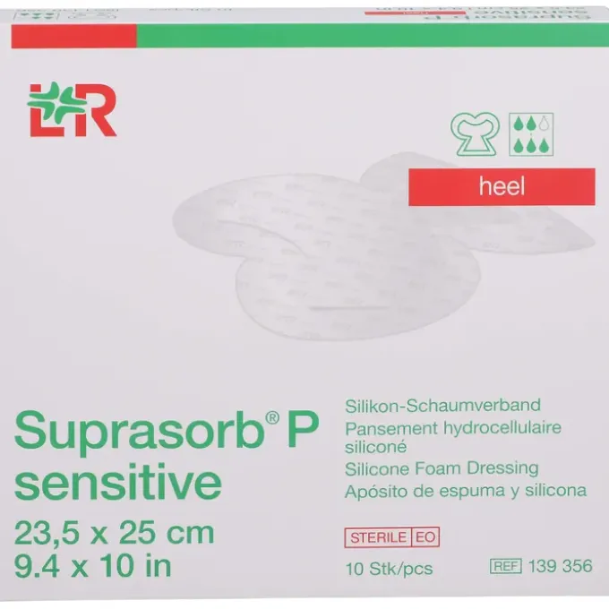 SUPRASORB P sensitive PU-Schaumv.heel bor.23,5x25 10 St