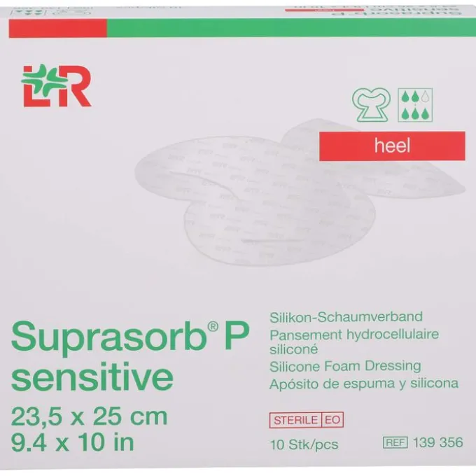 SUPRASORB P sensitive PU-Schaumv.heel bor.23,5x25 10 St