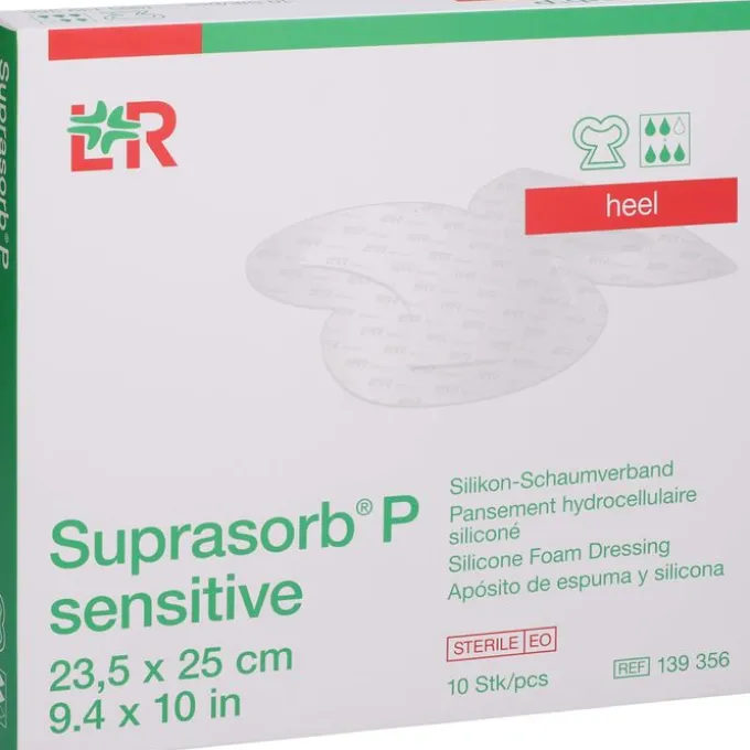 SUPRASORB P sensitive PU-Schaumv.heel bor.23,5x25 10 St