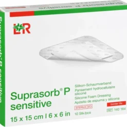 SUPRASORB P sensitive PU-Schaumv.bor.lite 15x15cm 10 St