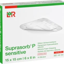 SUPRASORB P sensitive PU-Schaumv.bor.lite 15x15cm 10 St
