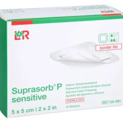 SUPRASORB P sensitive PU-Schaumv.bor.lite 5x5cm 10 St