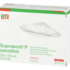 SUPRASORB P sensitive PU-Schaumv.bor.lite 7,5x7,5 10 St