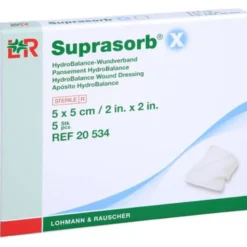 SUPRASORB X HydroBalance Wundverb.5x5 cm 5 St