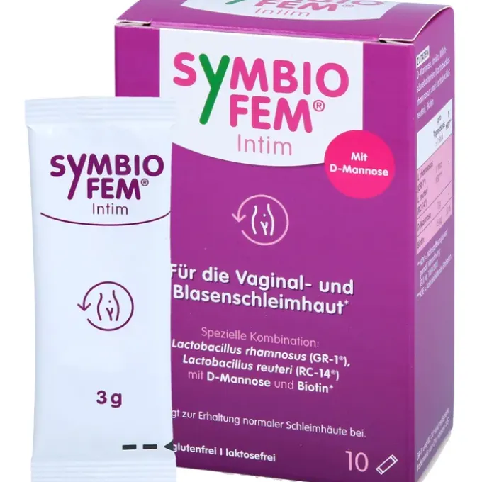 SYMBIOFEM Intim Milchsäurebakterien mit D-Mannose 10 Stück