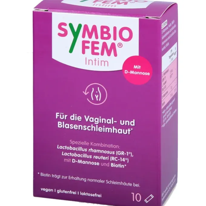 SYMBIOFEM Intim Milchsäurebakterien mit D-Mannose 10 Stück