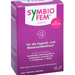 SYMBIOFEM Intim Milchsäurebakterien mit D-Mannose 10 Stück