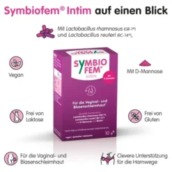 SYMBIOFEM Intim Milchsäurebakterien mit D-Mannose 10 Stück