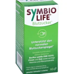 SYMBIOLIFE Blutzucker Bakterienstämme u.Chrom Kps. 60 Stück