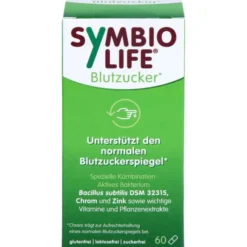 SYMBIOLIFE Blutzucker Bakterienstämme u.Chrom Kps. 60 Stück