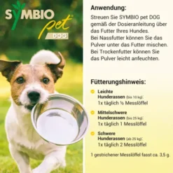 SYMBIOPET dog Ergänzungsfutterm.Pulver f.Hunde 175 g