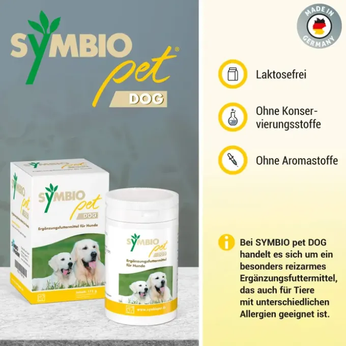SYMBIOPET dog Ergänzungsfutterm.Pulver f.Hunde 175 g