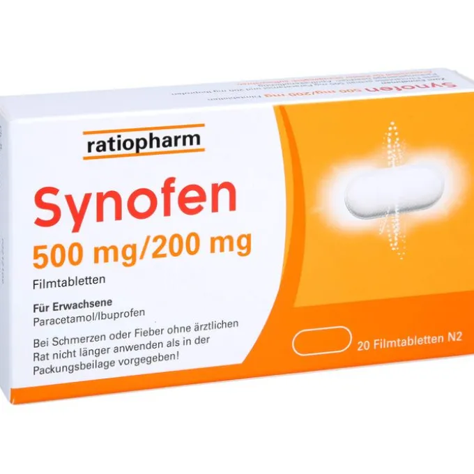SYNOFEN 500 mg/200 mg Filmtabletten 20 St