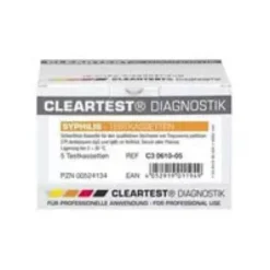 SYPHILIS Cleartest Testkassette Vollblut 5 St
