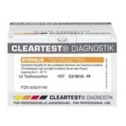 SYPHILIS Cleartest Testkassette Vollblut 10 St