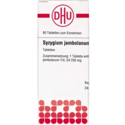 SYZYGIUM JAMBOLANUM D 4 Tabletten 80 St