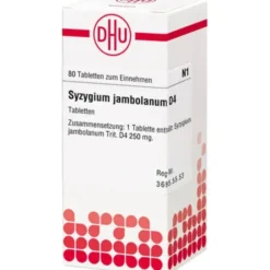 SYZYGIUM JAMBOLANUM D 4 Tabletten 80 St