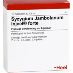 SYZYGIUM JAMBOLANUM INJEEL forte Ampullen 10 St