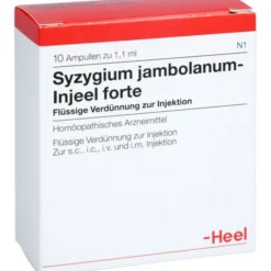 SYZYGIUM JAMBOLANUM INJEEL forte Ampullen 10 St