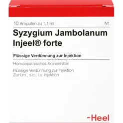 SYZYGIUM JAMBOLANUM INJEEL forte Ampullen 10 St
