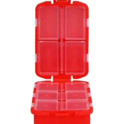 TABLETTENBOX mit 10-Fächern farbig sortiert 1 St